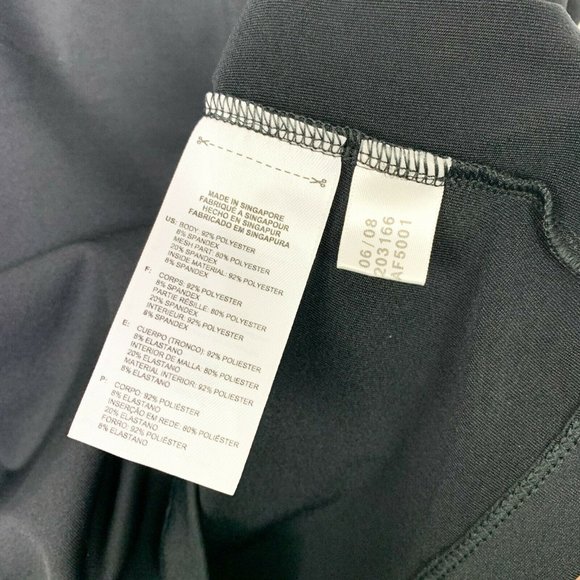 Adidas Medium Black Built in Bra Activewear Top - Picture 5 of 7